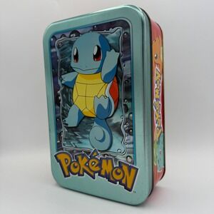 Vintage Pokémon Squirtle Metal Tin Topps Nintendo TV Animation Edition